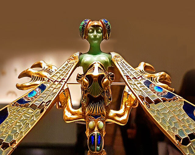 The Rise of Art Nouveau Jewelry Rene Lalique Libellule