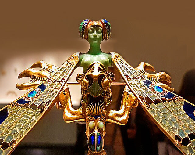 The Rise of Art Nouveau Jewelry Rene Lalique Libellule