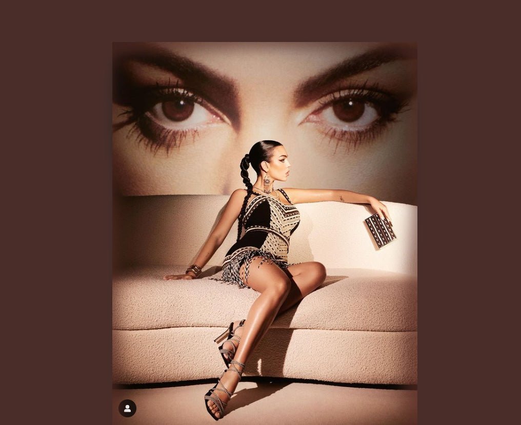 Georgina Rodriguez Is The First Global Ambassador Of Elisabetta Franchi - DSF Antique Jewelry