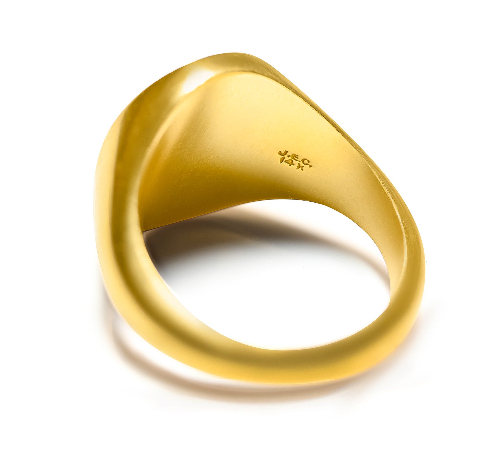 Antique J.E. Caldwell & Co. Gold Crest Men's Ring