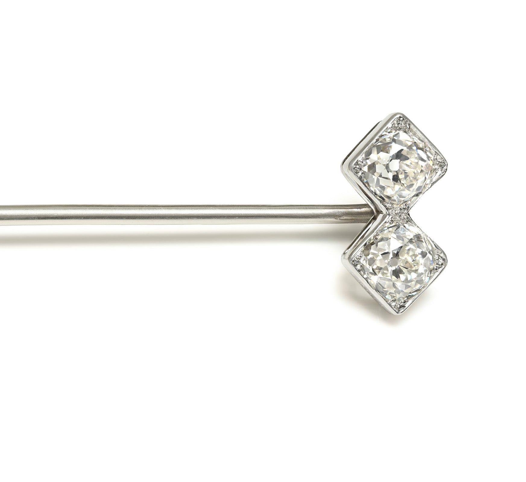 Cartier Paris Diamond Stick Pin Edwardian