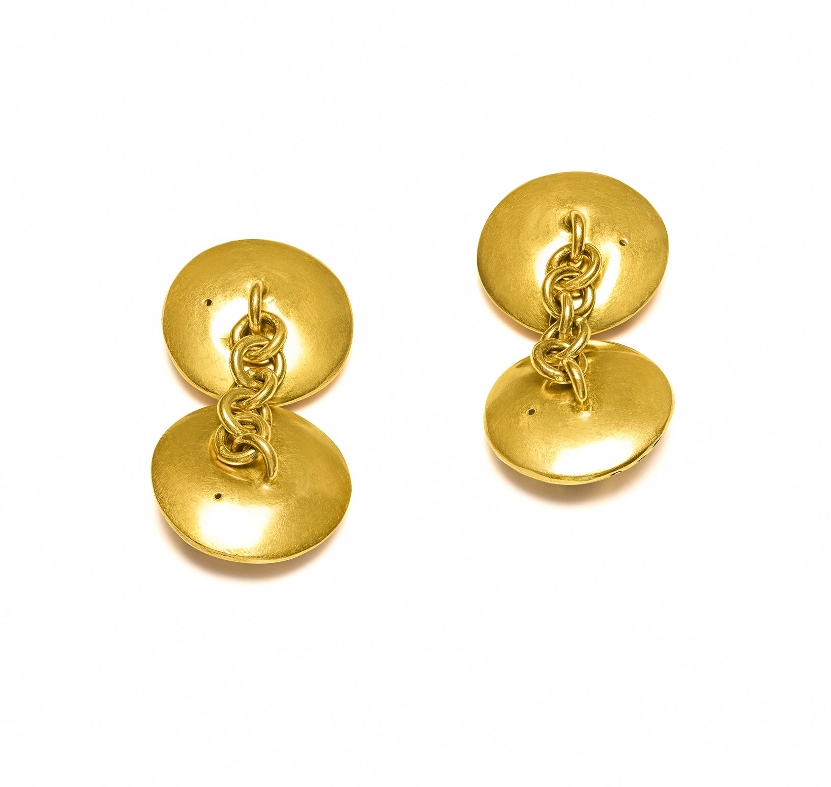 Antique Man-in-the-Moon Gold Cufflinks