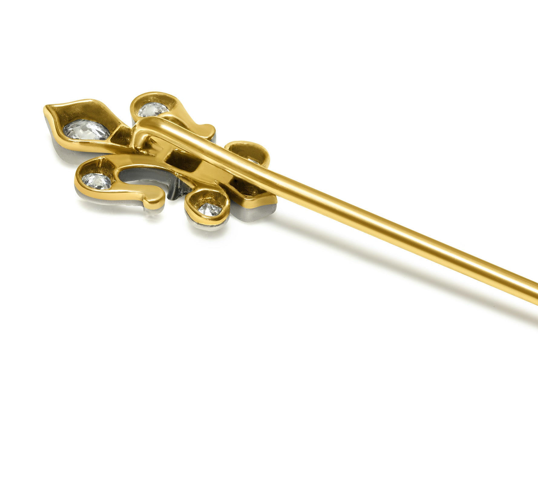 Antique Tiffany & Co. Fleur-de-Lis Diamond Lapel Pin