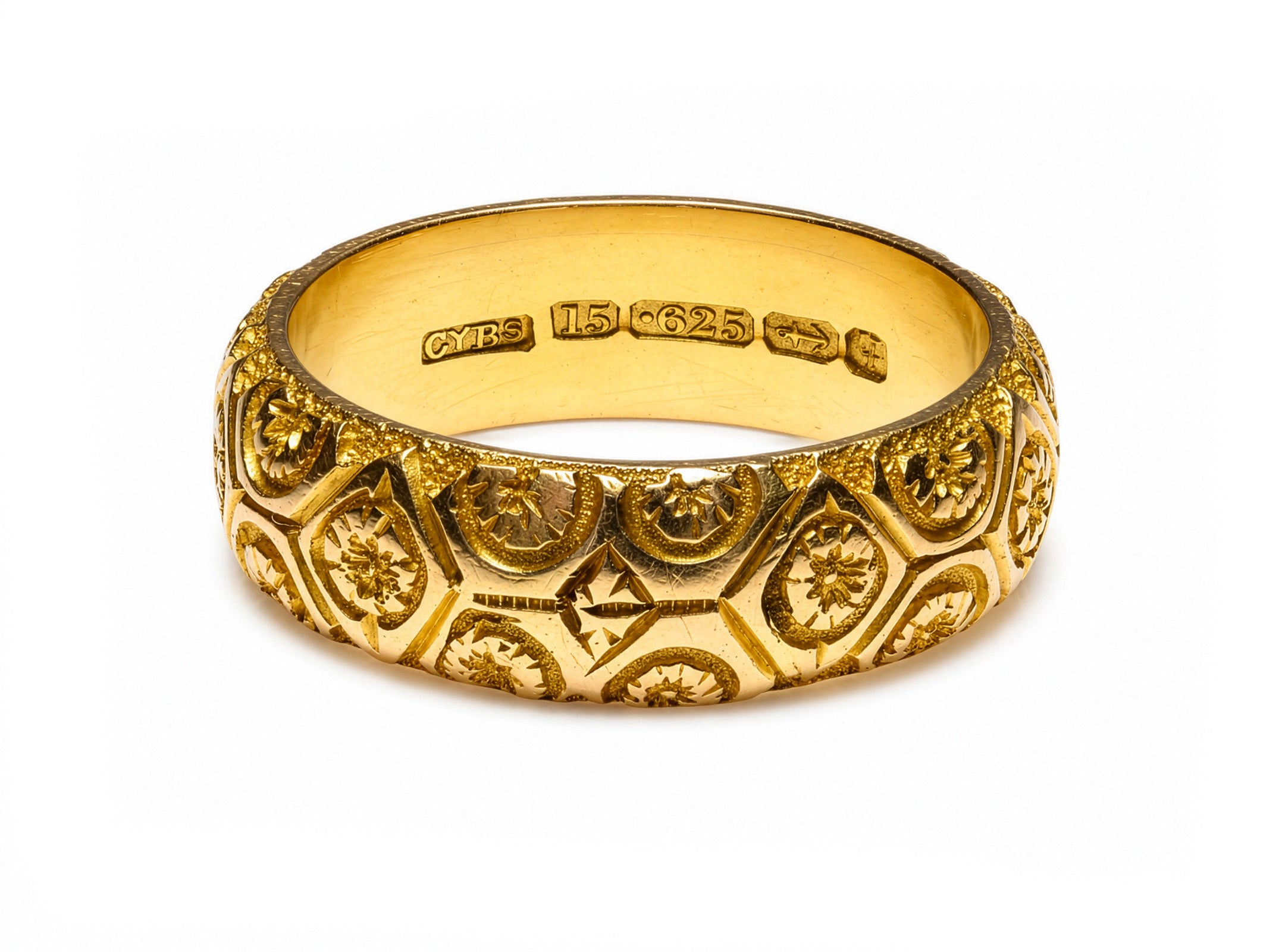 Victorian Ring Coley Brothers 15ct Gold Band