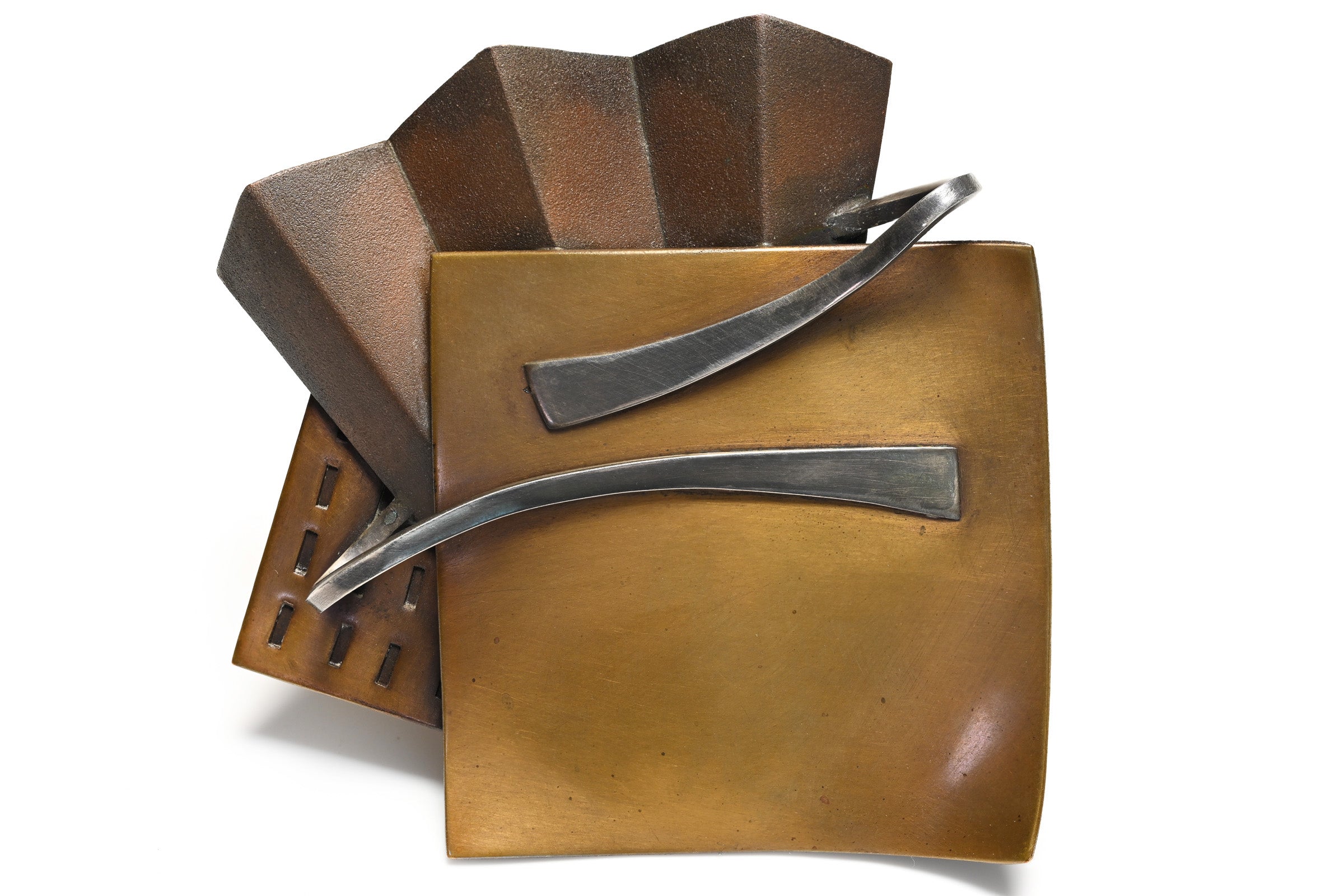 Carol Kumata Mixed Metal Brooch