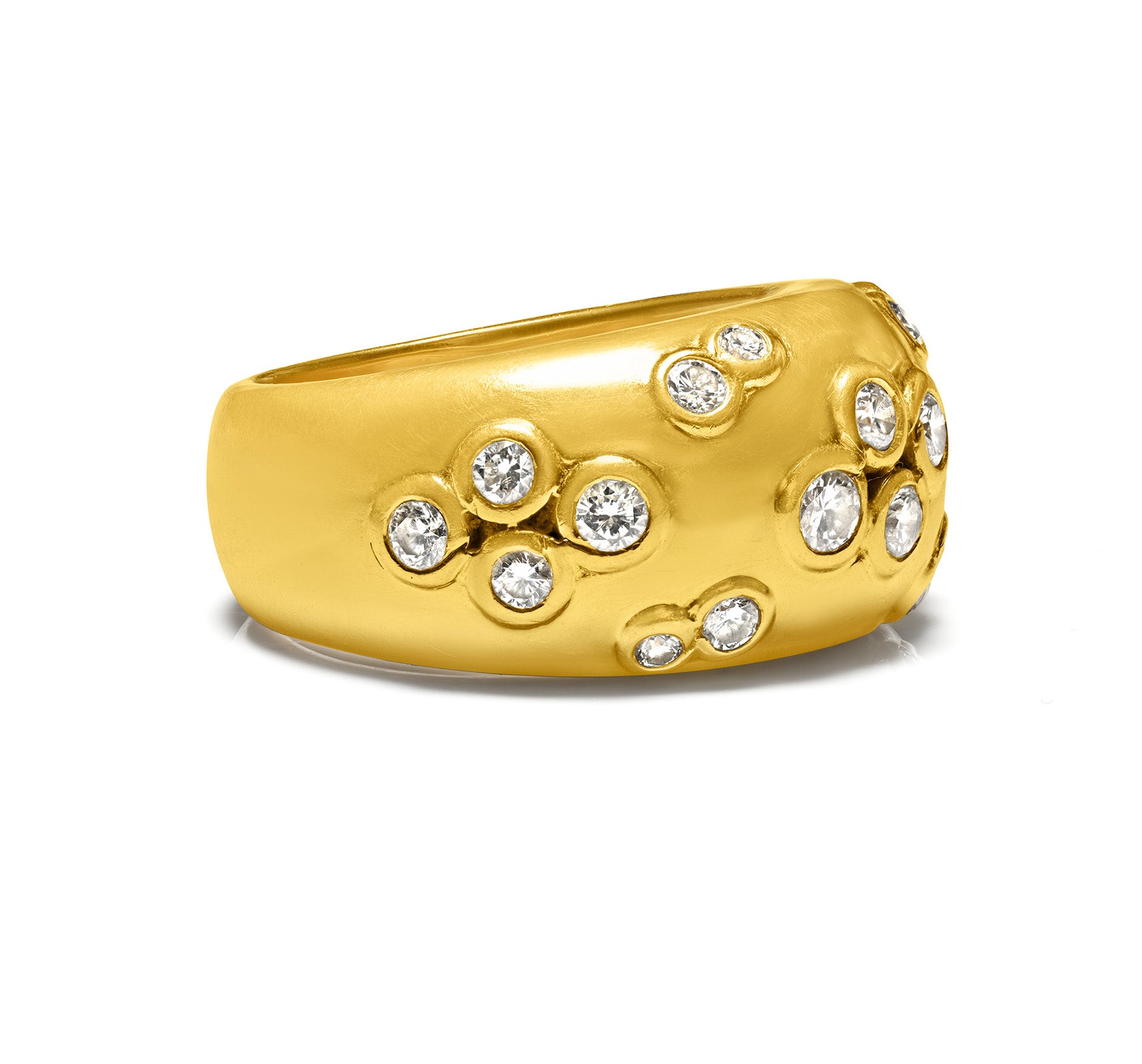 Cartier Diamond Gold Ring 18k