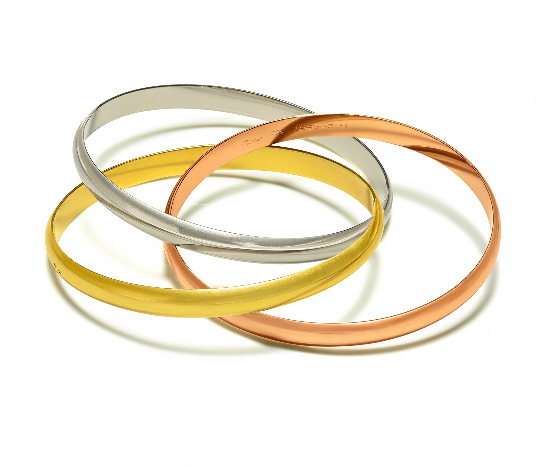 Cartier Trinity 18k Gold Bangle