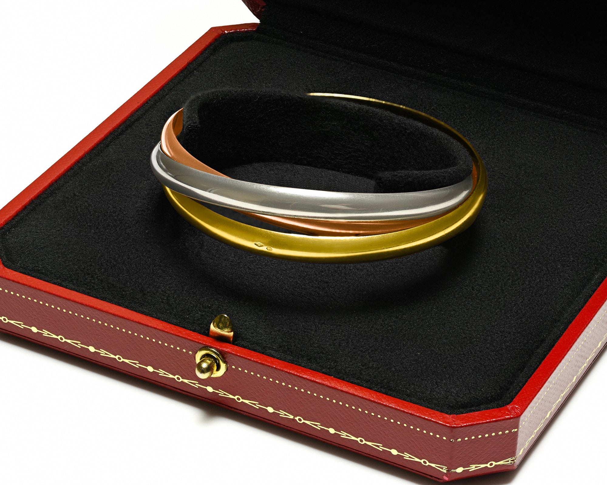 Cartier Trinity Gold Bangle Bracelet