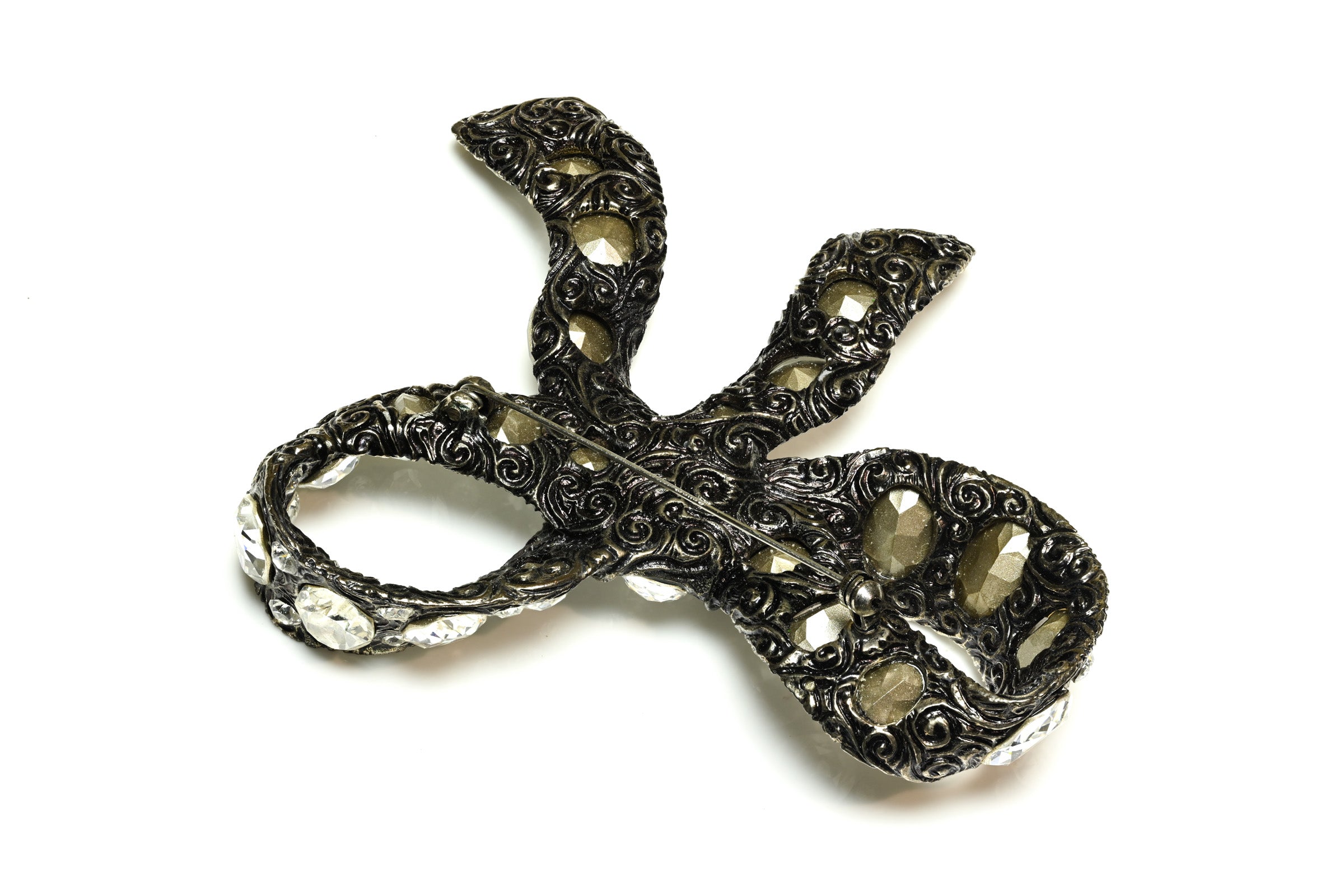 Gucci Belle Epoque Style Crystal Large Bow Brooch 5