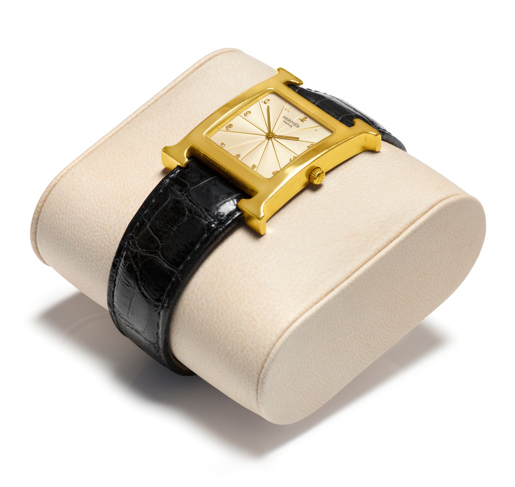 Hermes Heure H 18K Gold Watch HH1.785
