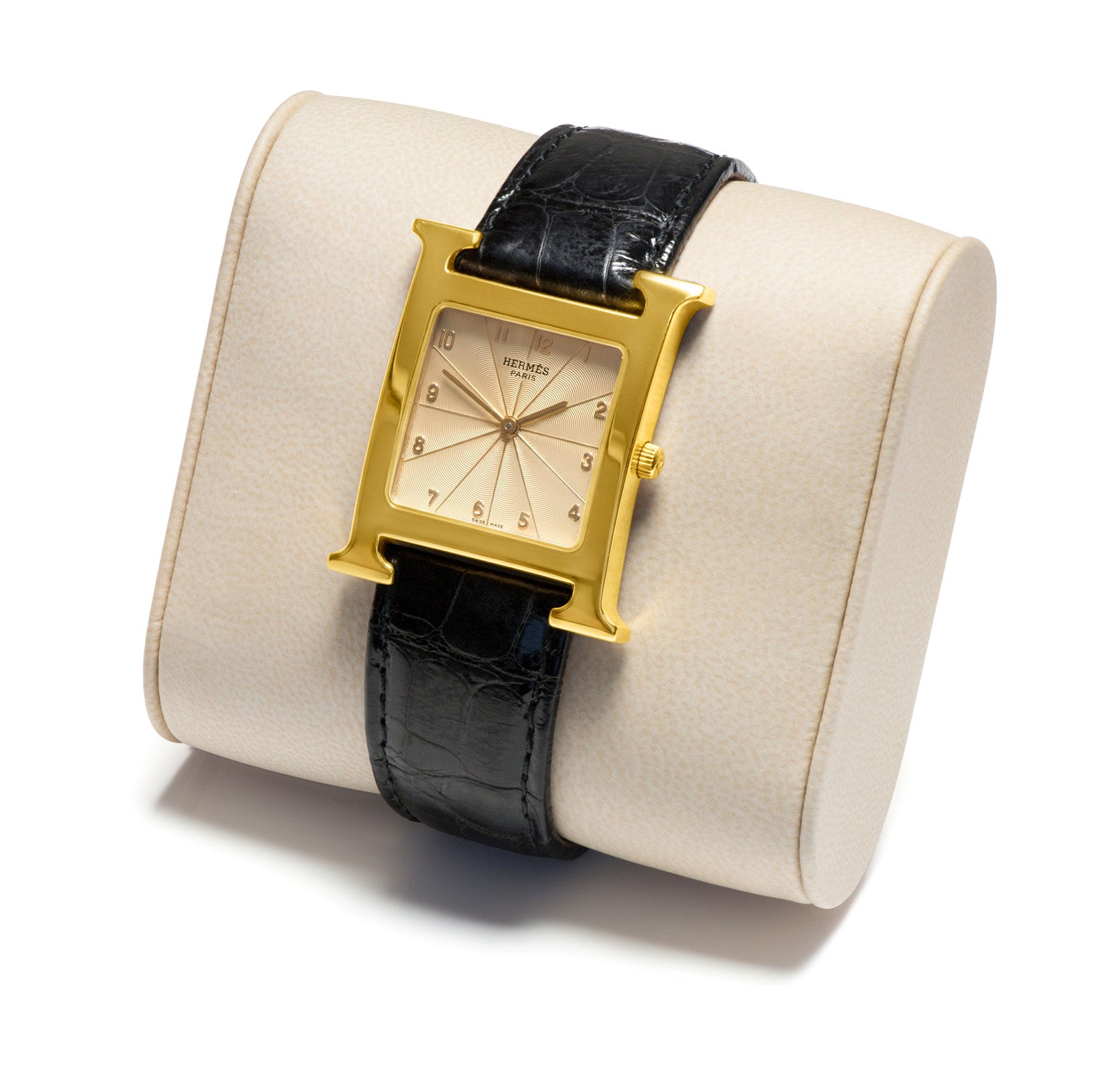 Hermes Heure H 18K Gold Watch HH1.785