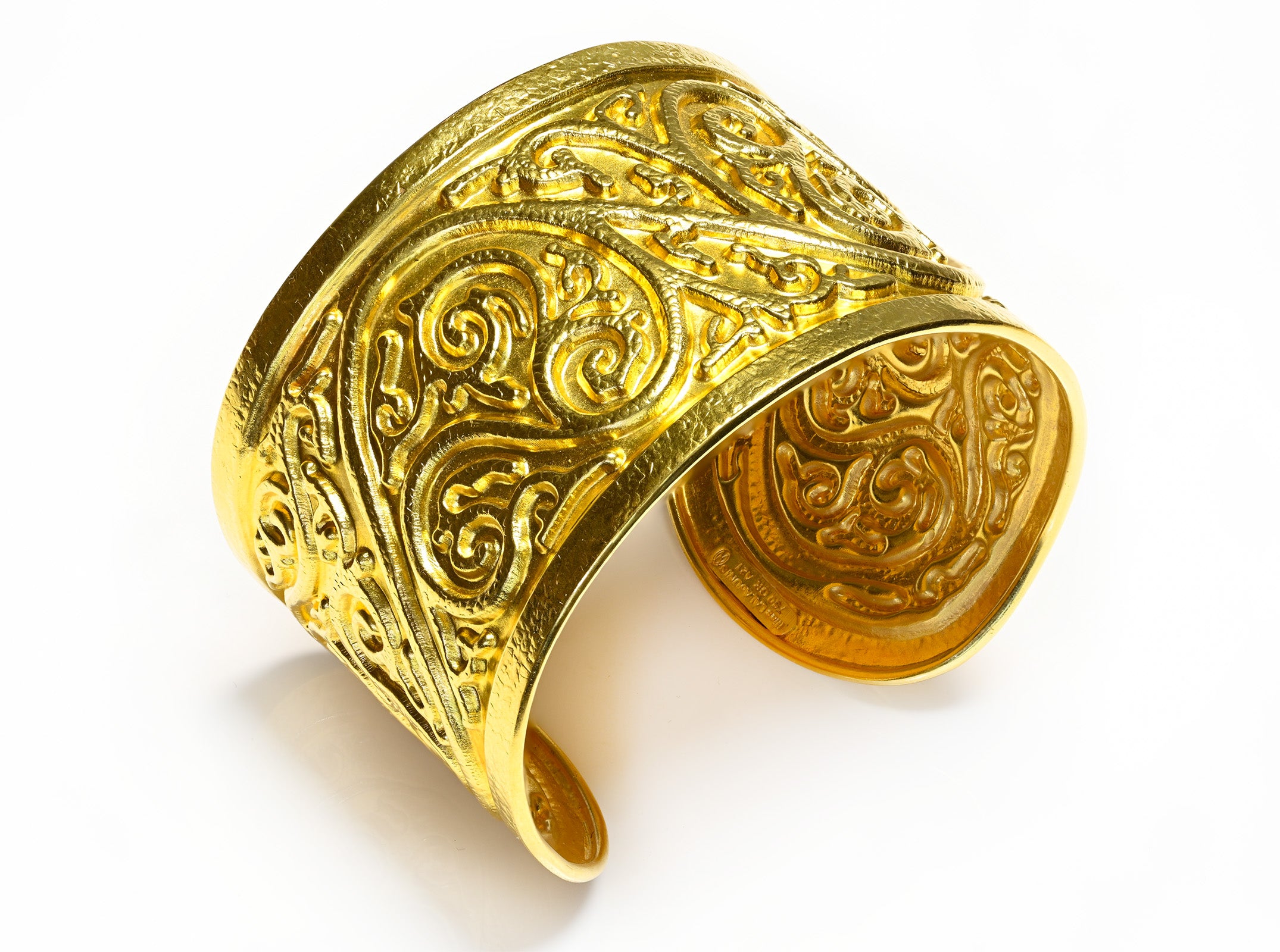 Lalaounis Gold Cuff Bracelet
