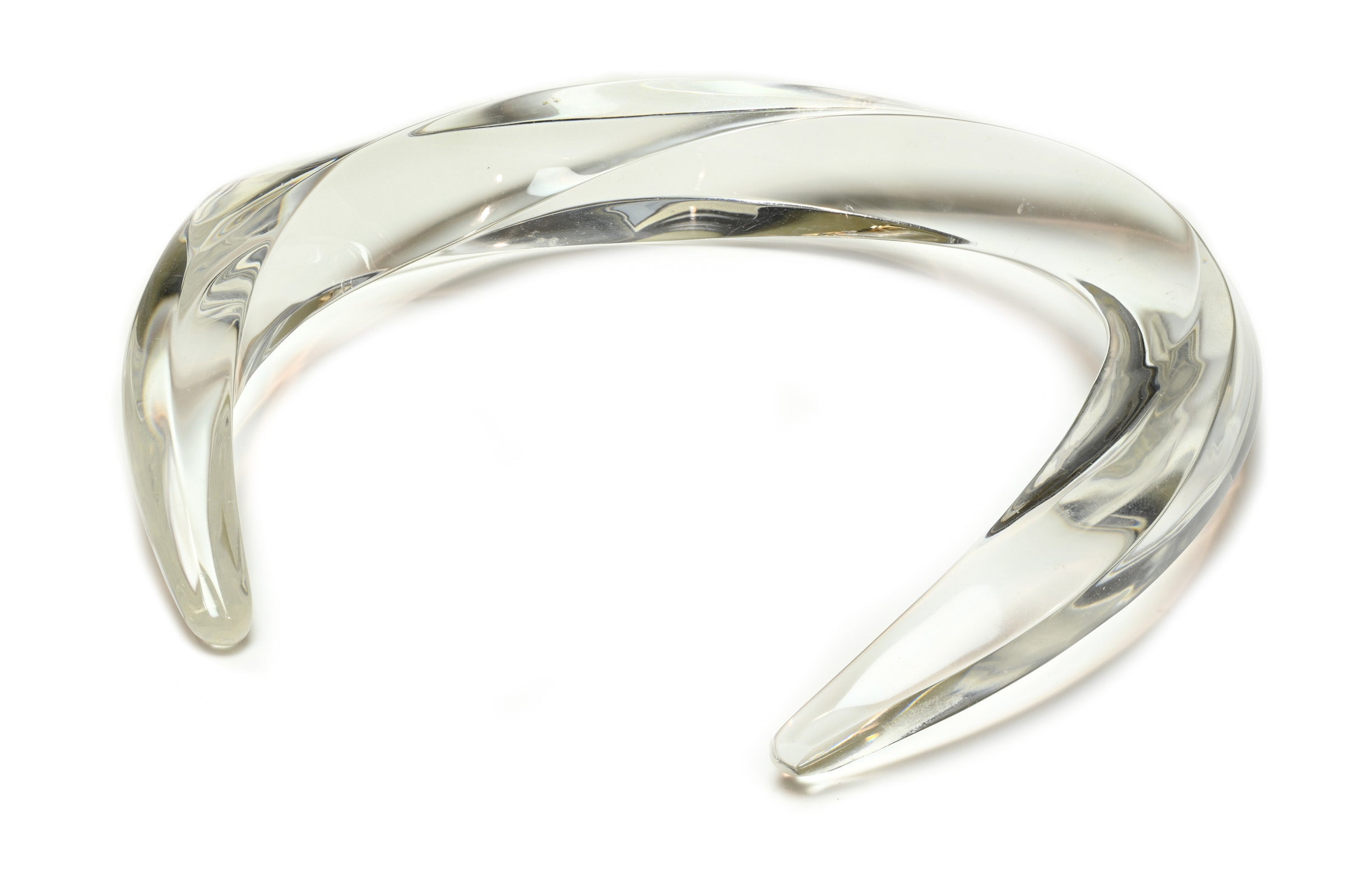 Laurent Guillot Tour Carre Lucite Collar Necklace 1