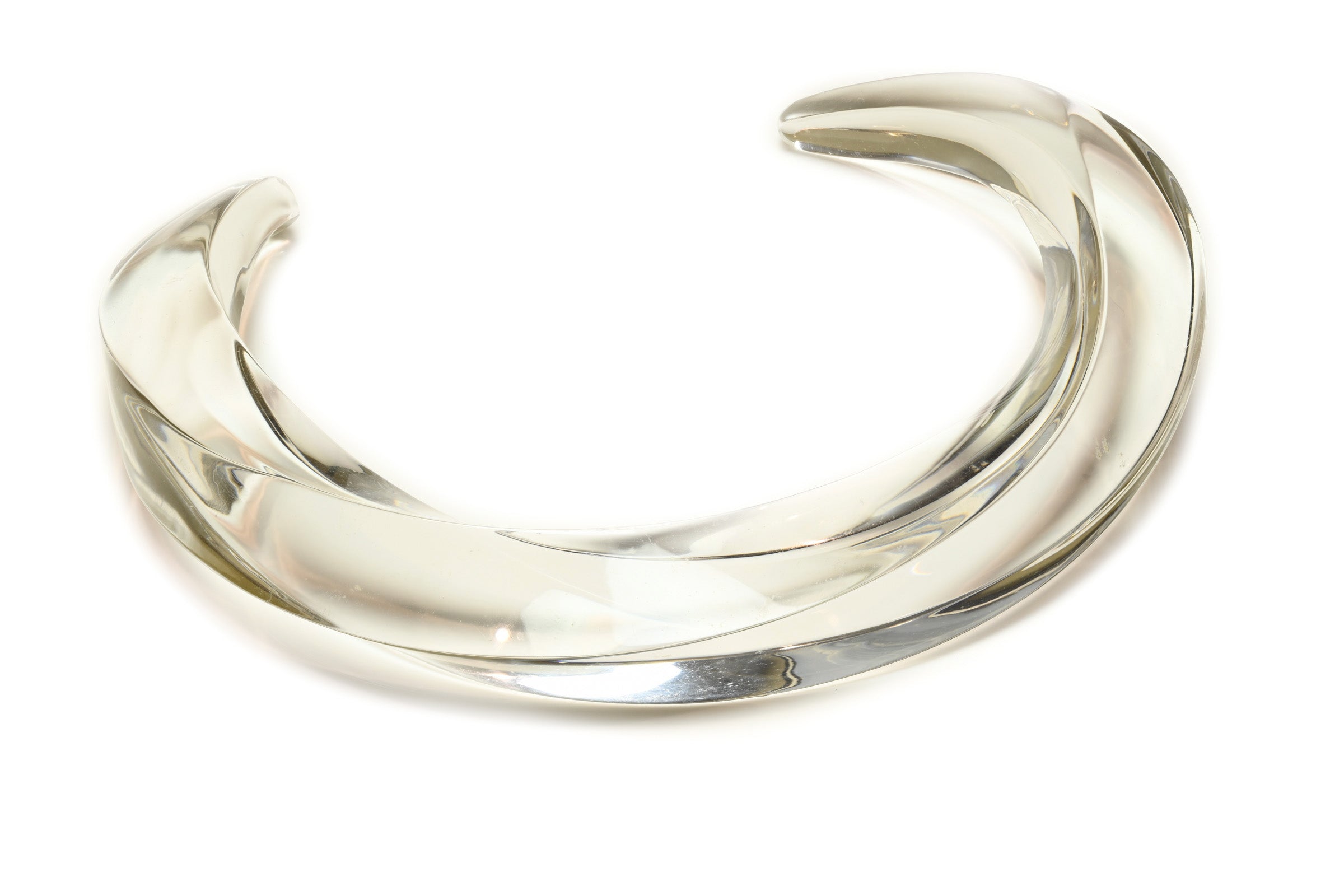 Laurent Guillot Tour Carre Lucite Collar Necklace 2