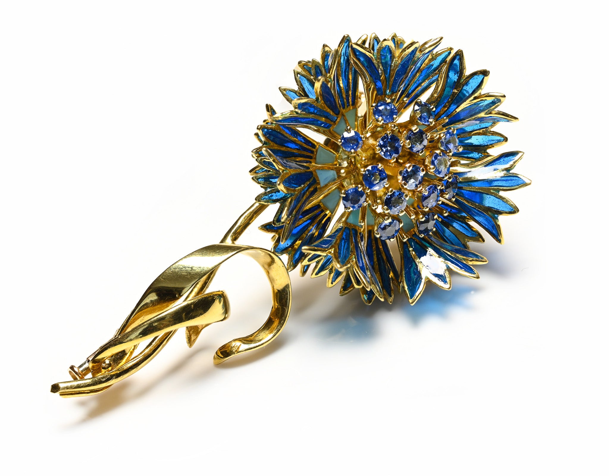 Mellerio Paris 18K Gold Brooch