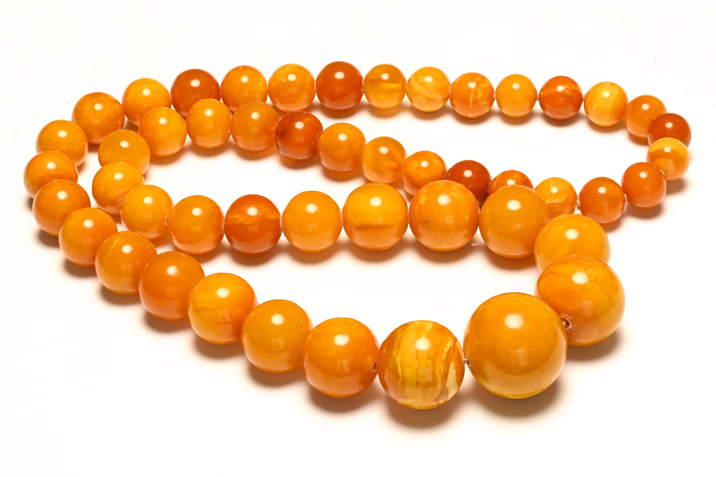 Amber Necklace Butterscotch Beads