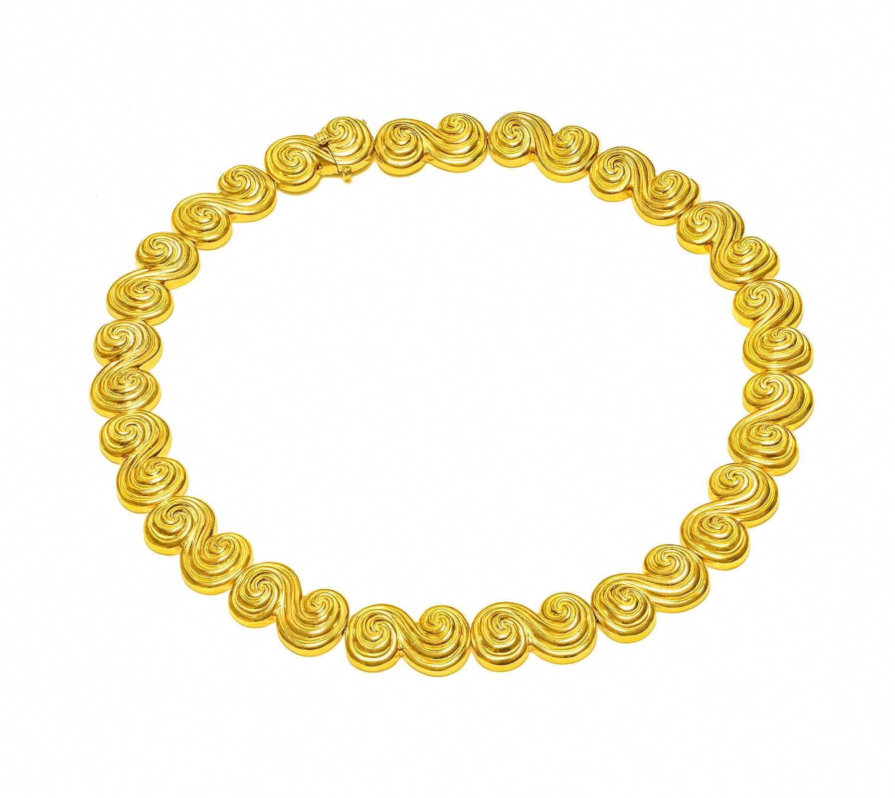 Tiffany & Co. 18K Yellow Gold Spiro Necklace