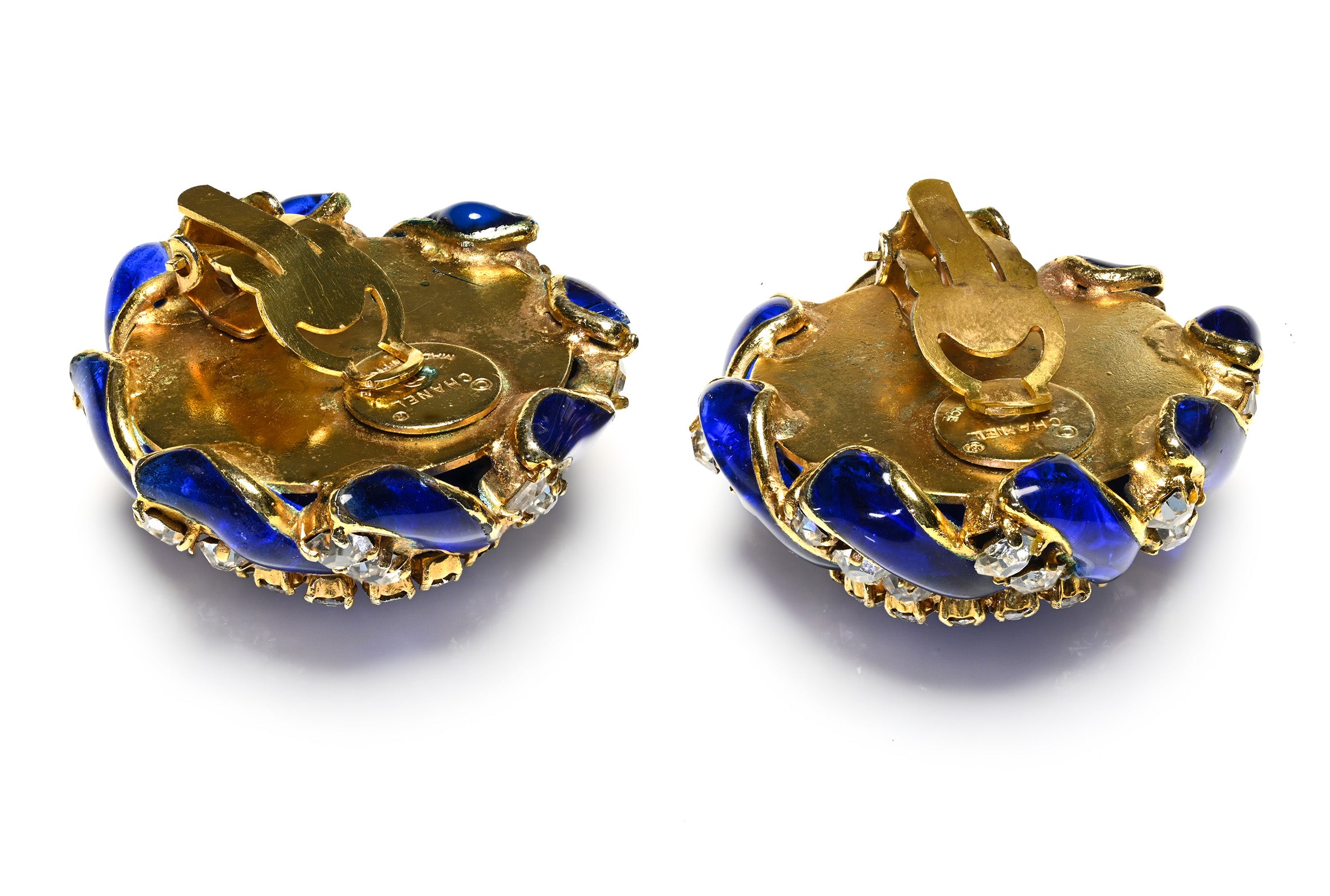 Pair of earrings Chanel earrings gripoix