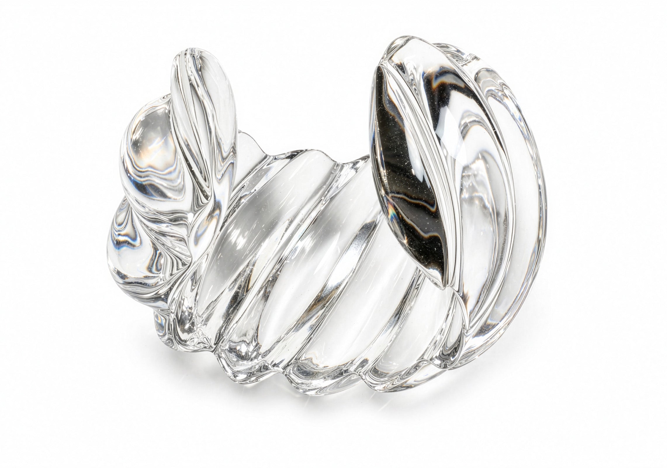 Patricia Von Musulin Extra Wide Lucite Twist Cuff Bracelet