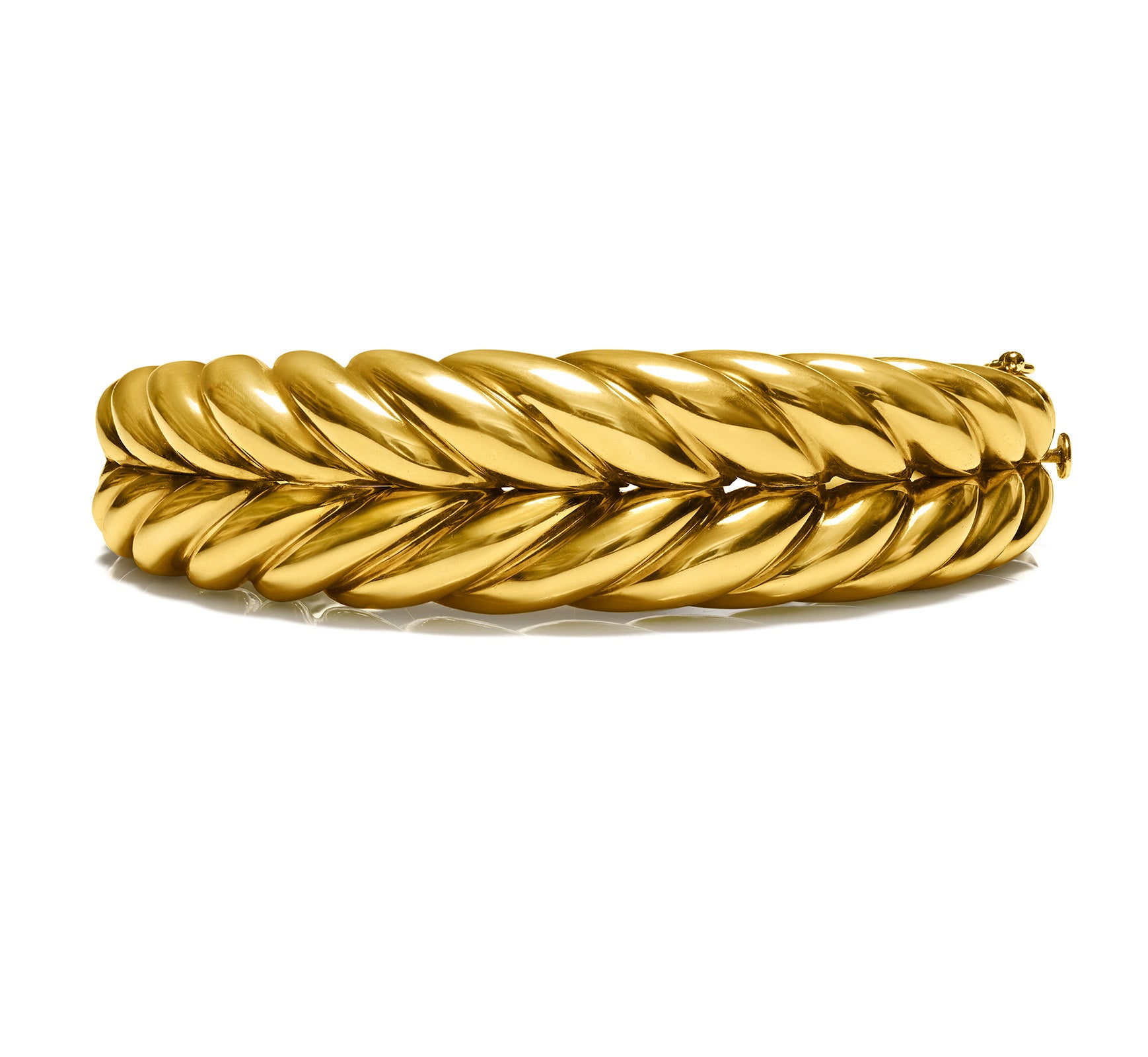 Tiffany Co Twisted Rope 18K Gold Bracelet