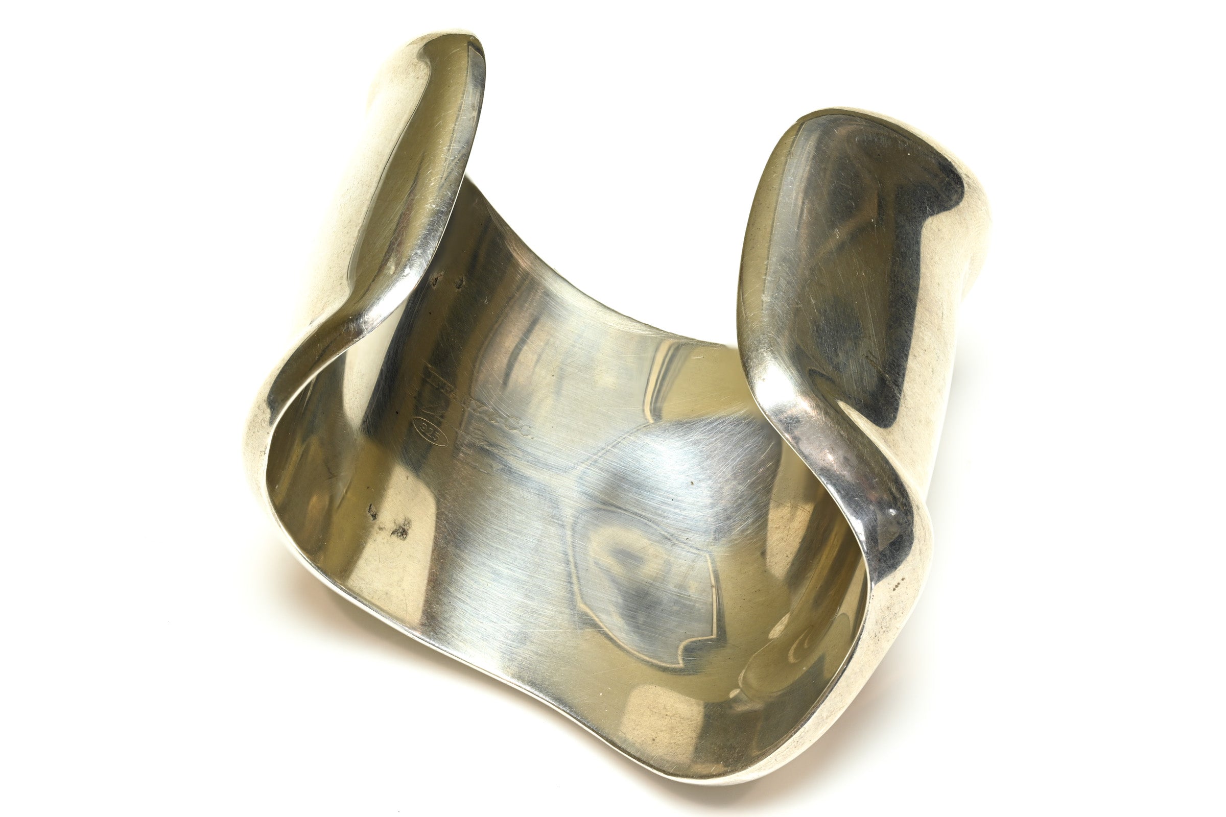 Vintage Tiffany & Co Elsa Peretti Sterling Bone Right Cuff Bracelet 2