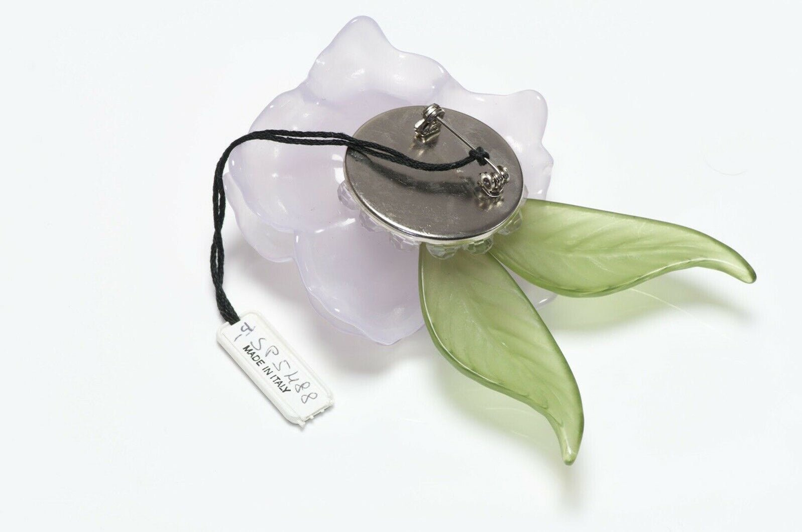 Angela Caputi Resin Camellia Flower Brooch