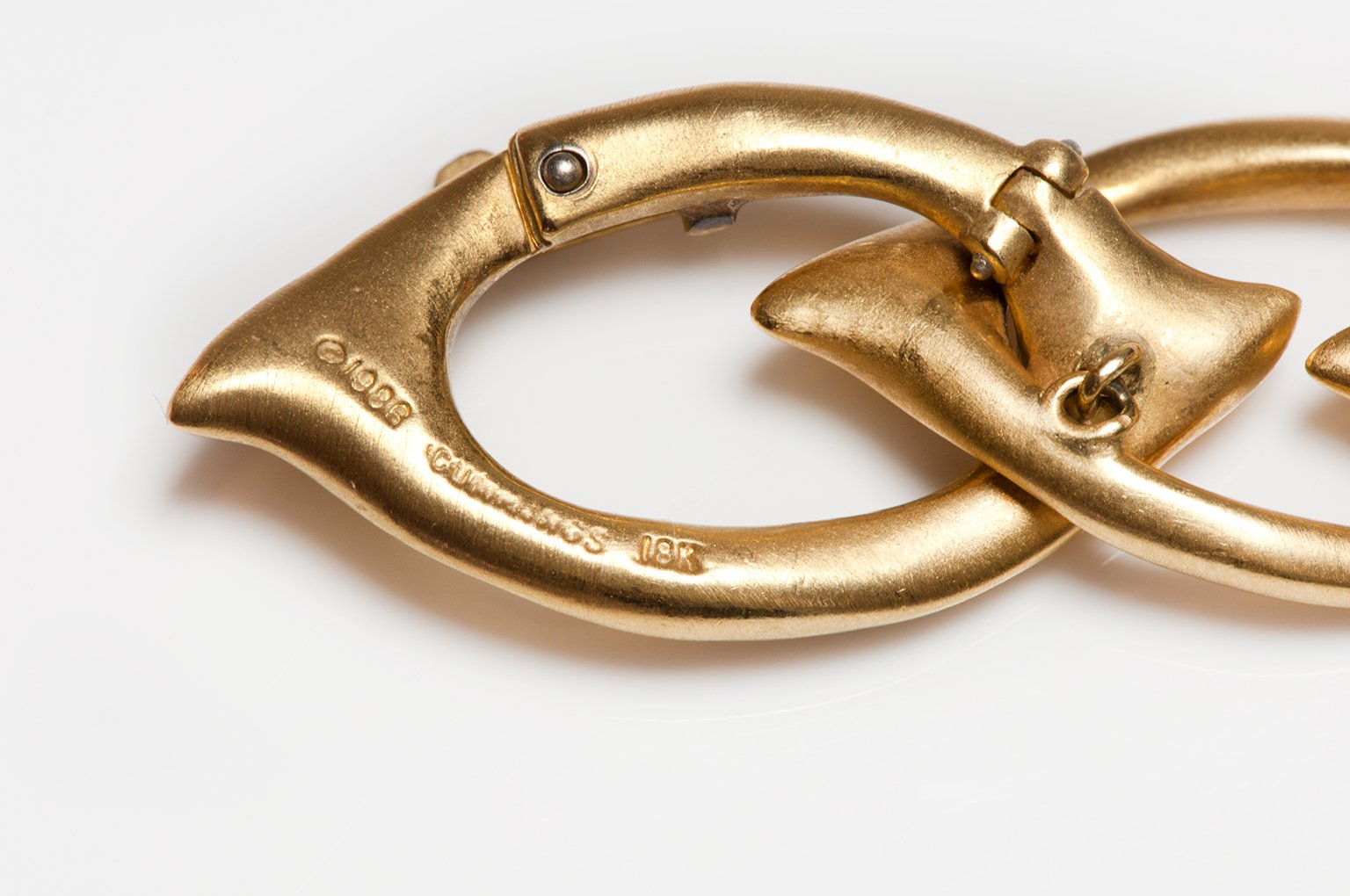 Angela Cummings 18K Gold Diamond Link Bracelet
