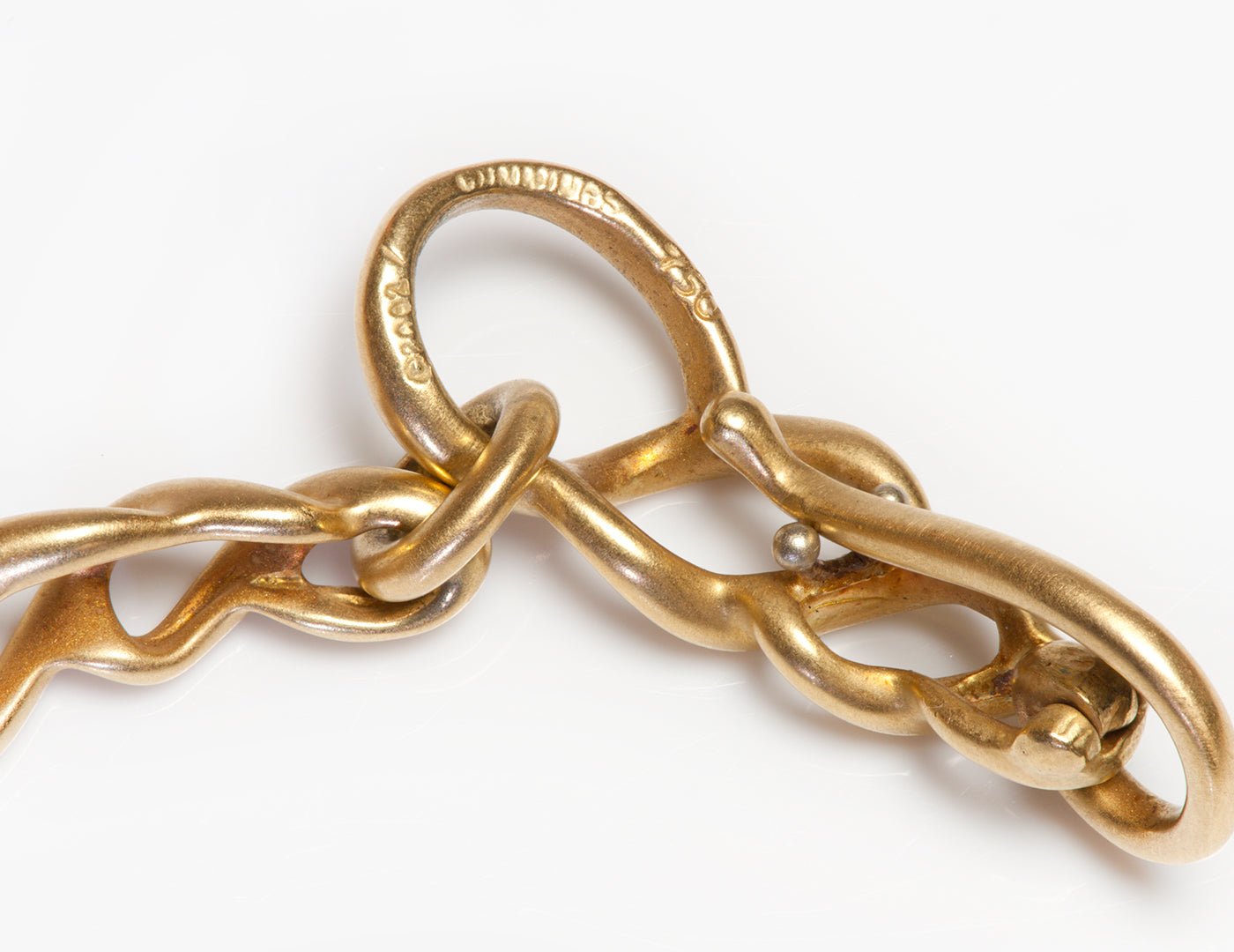 Angela Cummings 18K Yellow Gold Shell Link Bracelet