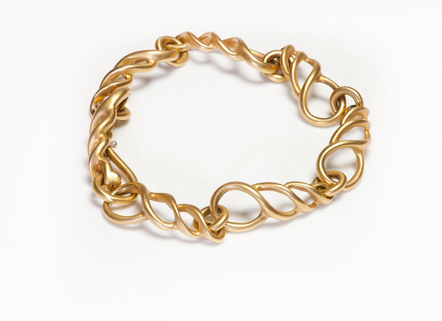 Angela Cummings 18K Yellow Gold Shell Link Bracelet