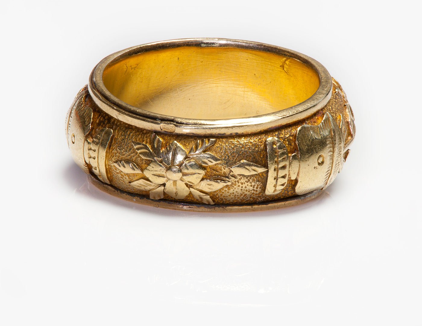 Antique 1850's 18K Yellow Gold Men's Ring