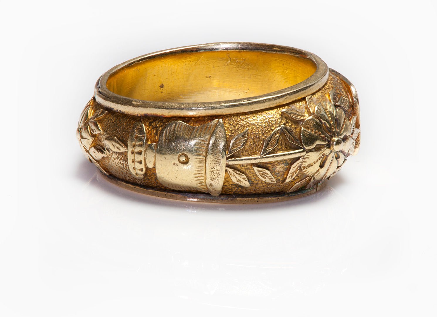 Antique 1850's 18K Yellow Gold Men's Ring