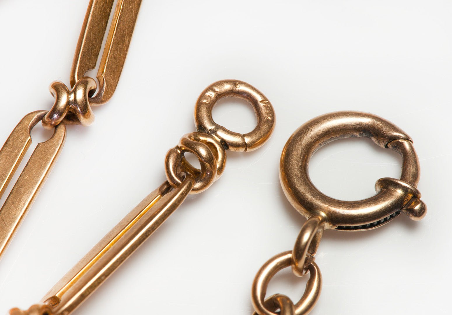 Antique 18K Gold Watch Chain