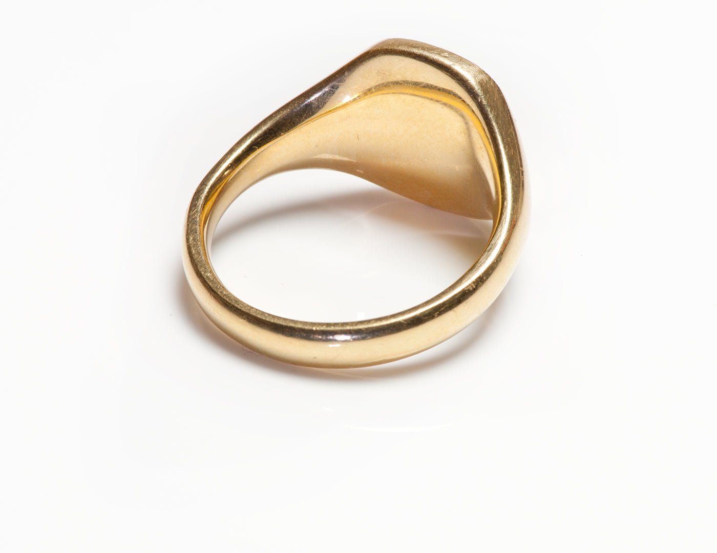 Antique 18K Yellow Gold Crest Men's Ring