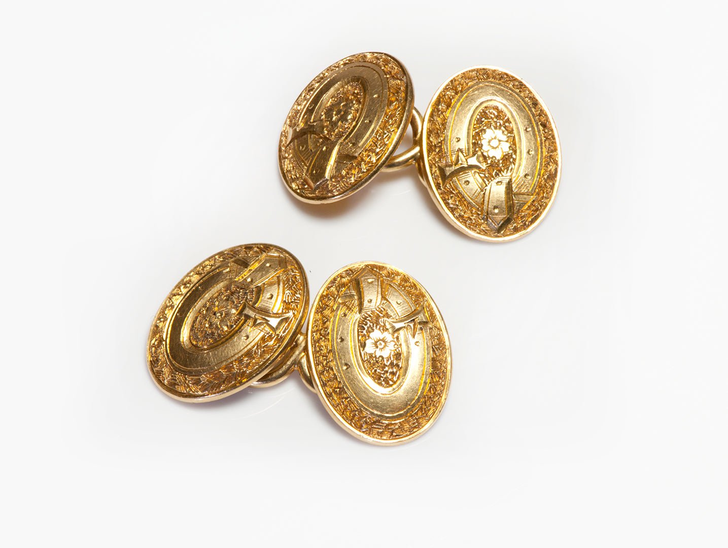 Antique 18K Yellow Gold Cufflinks