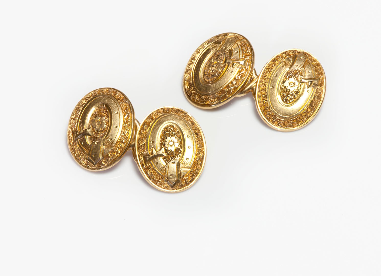 Antique 18K Yellow Gold Cufflinks