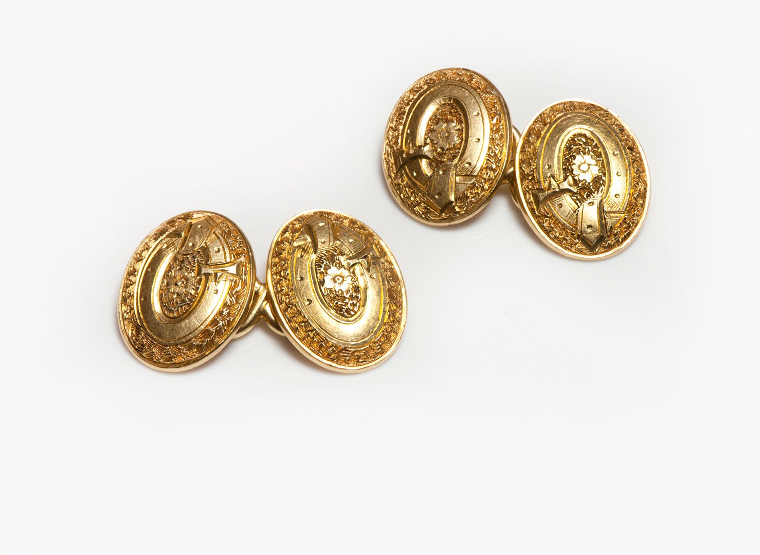 Antique 18K Yellow Gold Cufflinks
