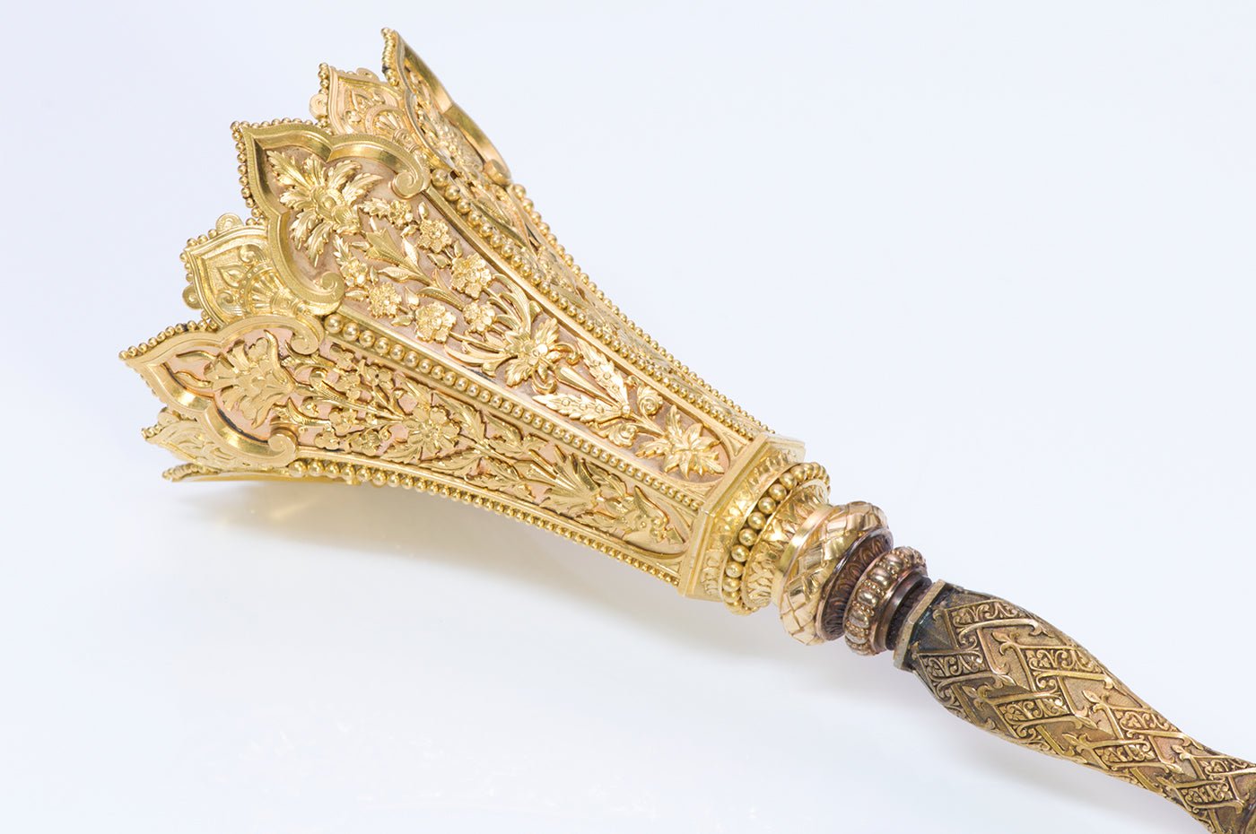 Antique 18K Yellow Gold Posey Holder