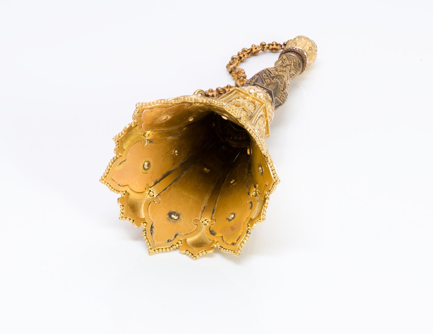 Antique 18K Yellow Gold Posey Holder