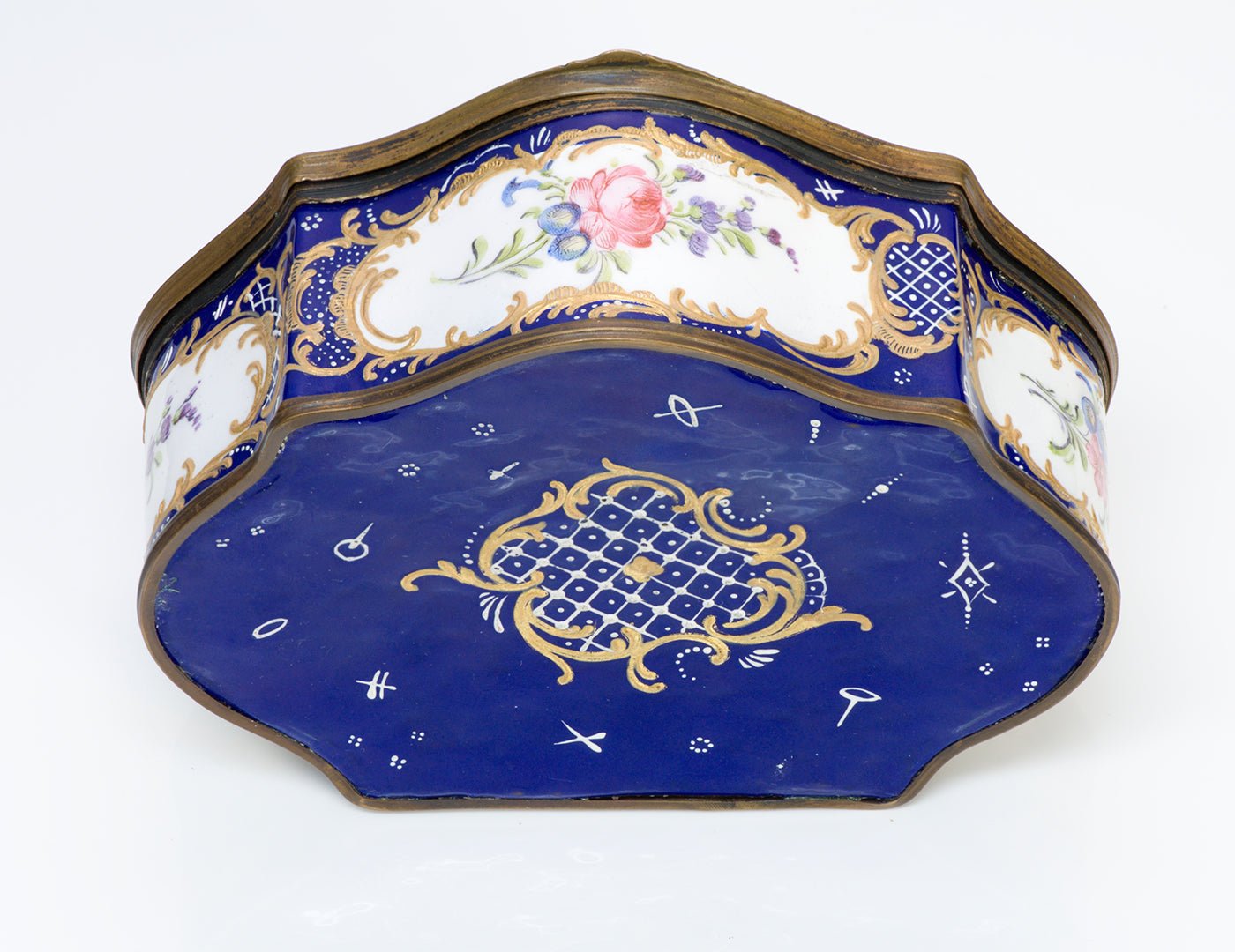 Antique 18th Century Battersea Enamel Box