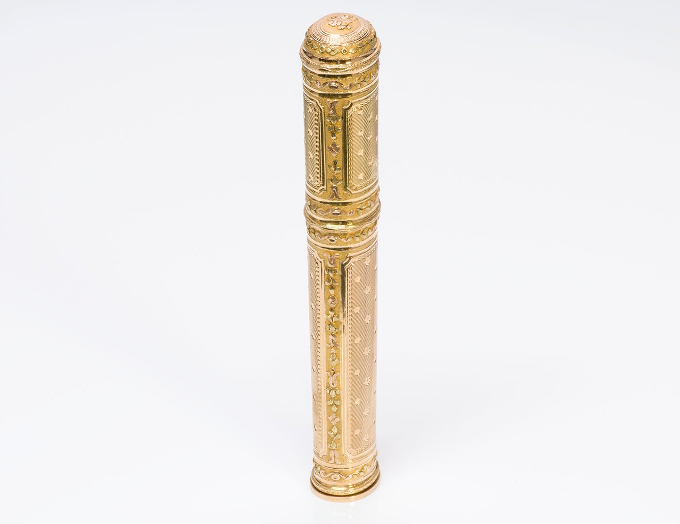 Antique 18th-Century French Gold Etui Sealing Wax Case
