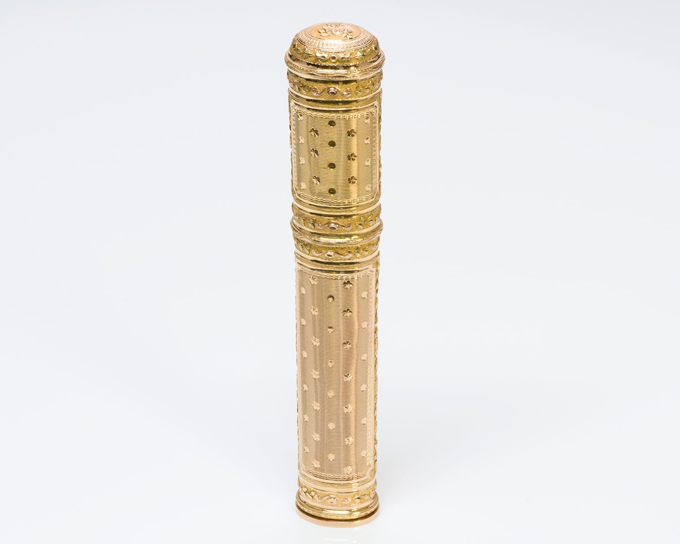 Antique 18th-Century French Gold Etui Sealing Wax Case