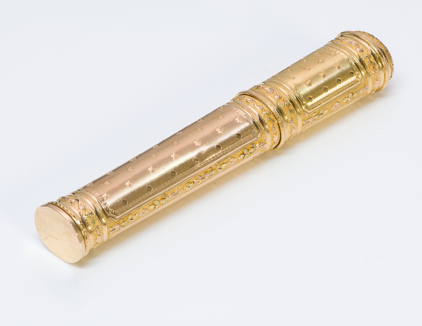 Antique 18th-Century French Gold Etui Sealing Wax Case