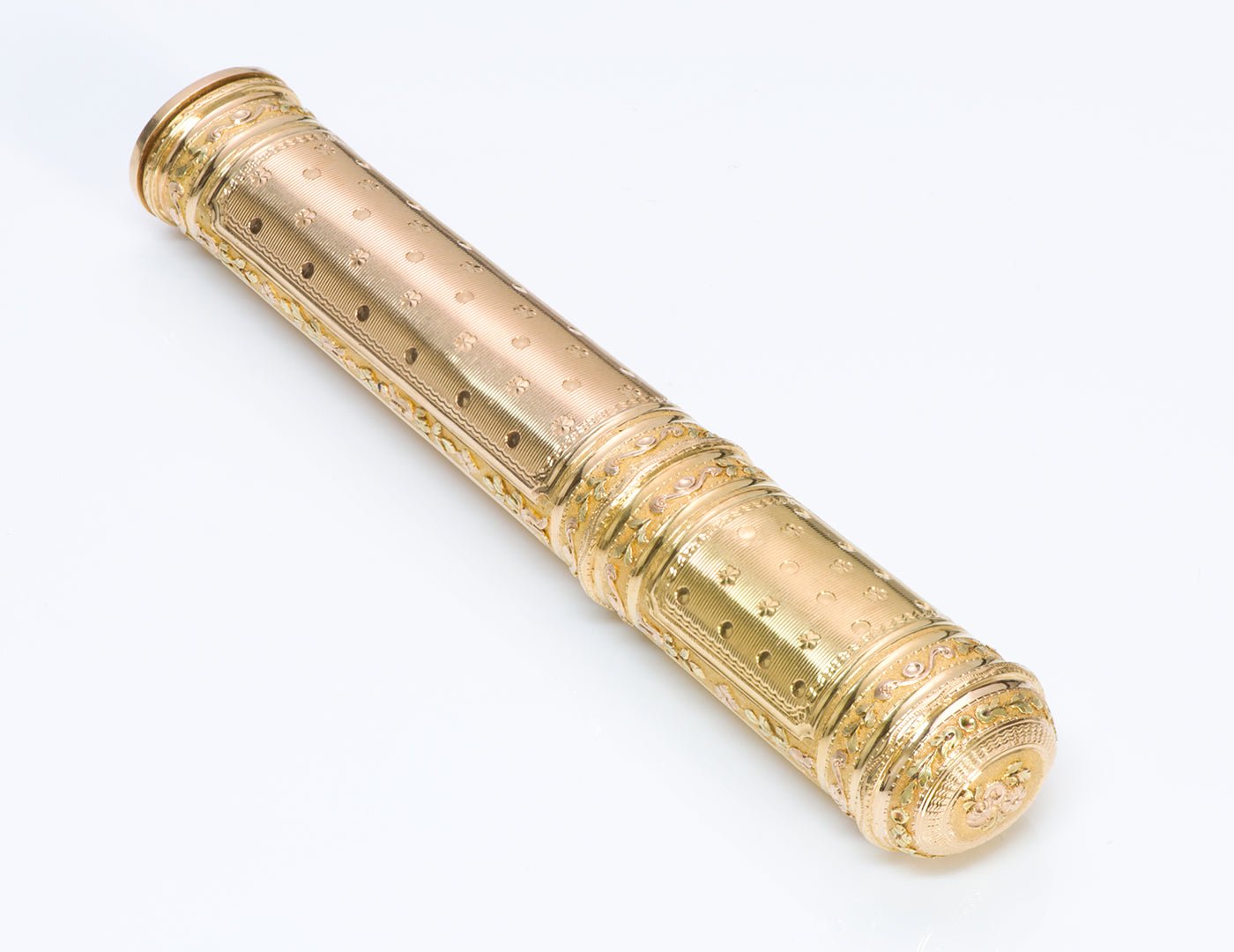 Antique 18th-Century French Gold Etui Sealing Wax Case