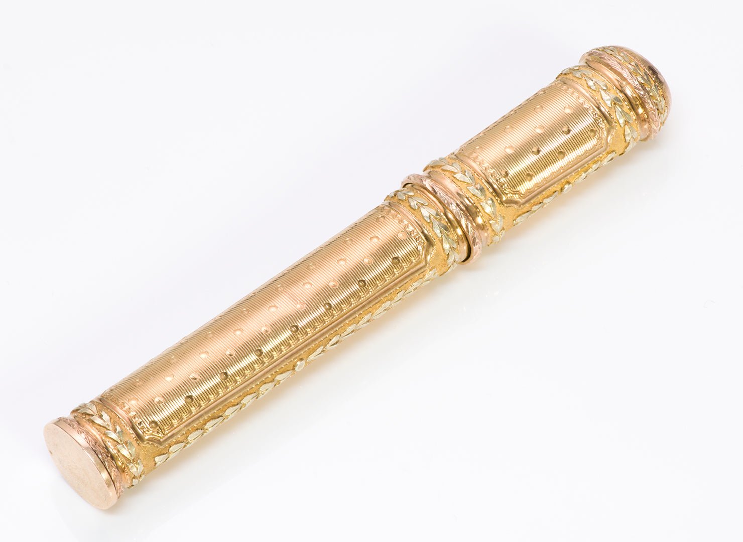 Antique 18th-Century French Yellow Gold Etui Sealing Wax Case