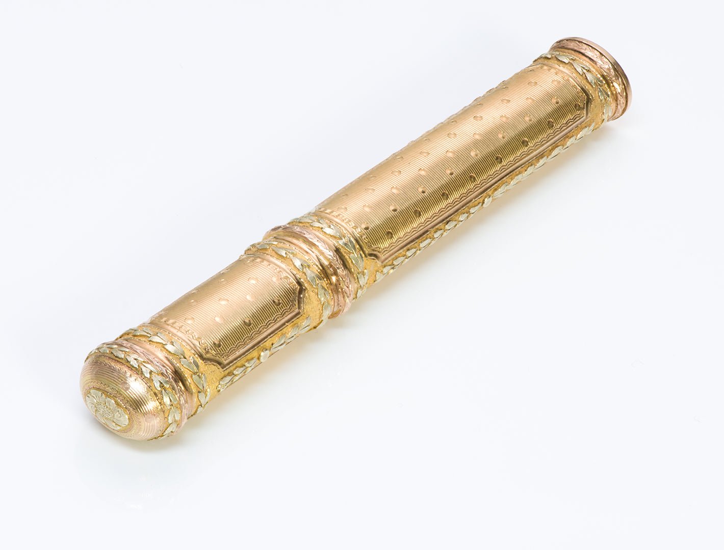 Antique 18th-Century French Yellow Gold Etui Sealing Wax Case