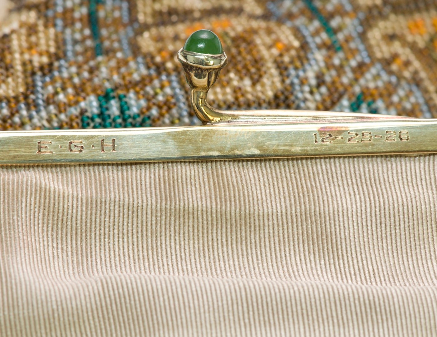 Antique 1920's Tiffany & Co. Gold Beaded Purse
