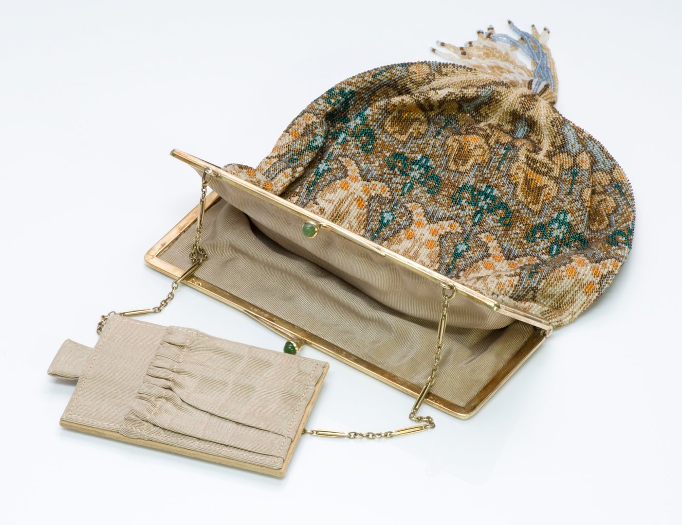 Antique 1920's Tiffany & Co. Gold Beaded Purse