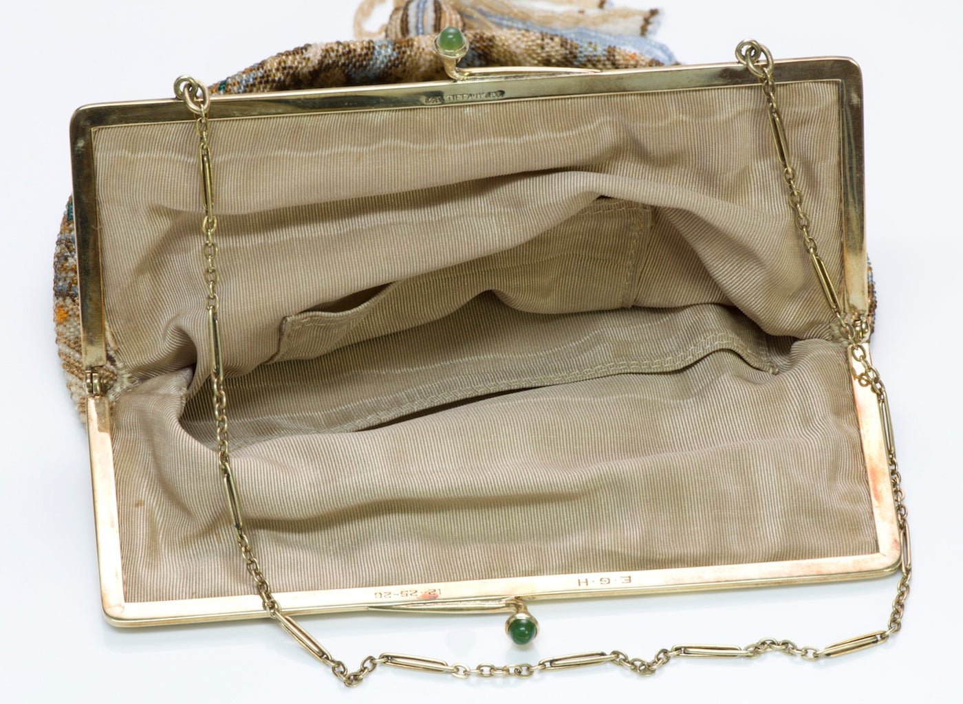 Antique 1920's Tiffany & Co. Gold Beaded Purse