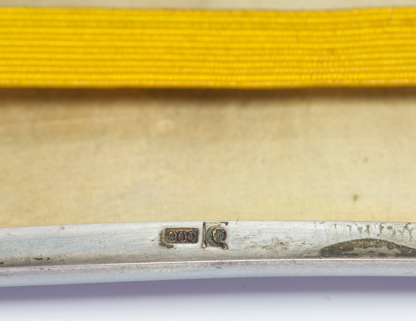 Antique 900 Silver Enamel 3 Horses Cigarette Case