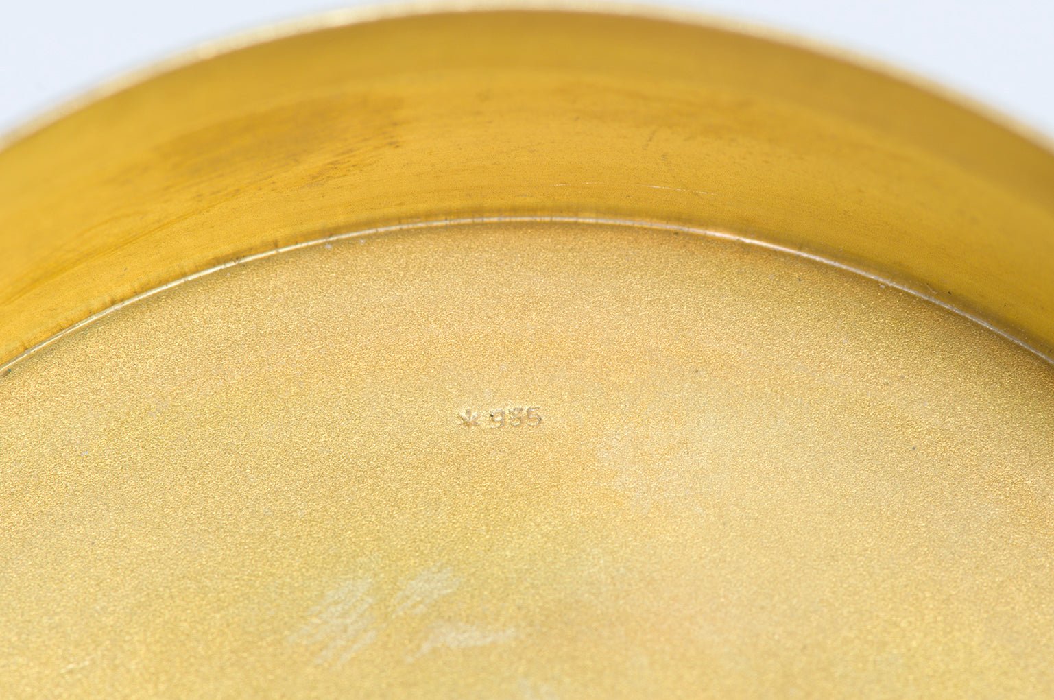 Antique 935 Silver Enamel Golden Pheasant Round Box